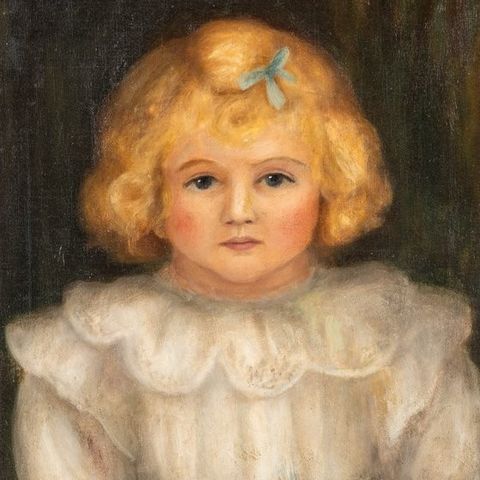 Hollandse School (XX), naar Thérèse Schwartze - Cute little girl