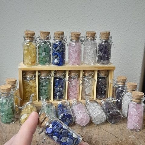 Bottles Mineral Collection: Lapis lazuli, aventurin, citrin, ametyst, rosenkvart