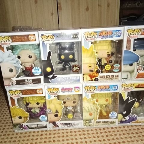 Funko  - Funko Pop 8 Anime Funkos