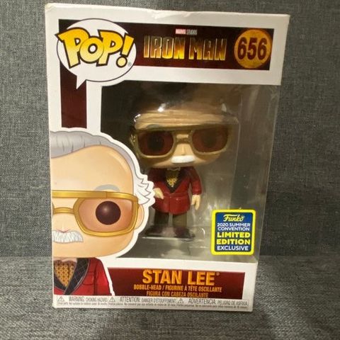 Funko Pop!  - Dukke - Iron Man - #656 Stan Lee