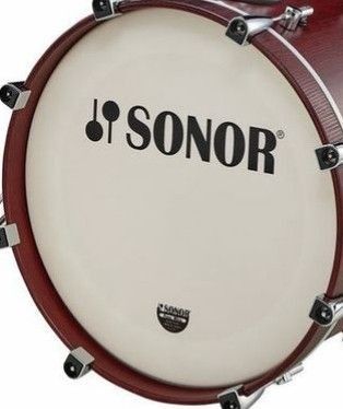 Sonor frontskinn White Coated