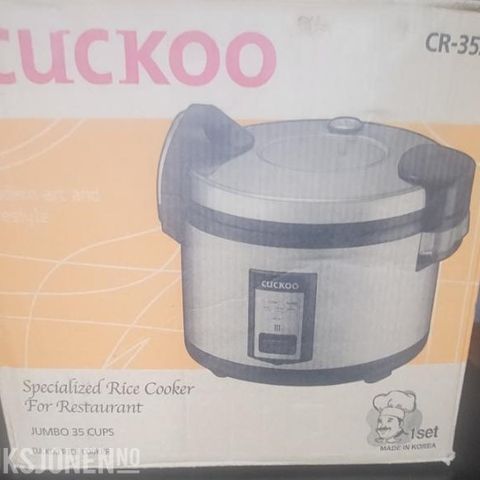 2023 CUCKOO RISKOKER CR-3521 6,7 LITER, avsluttes 23.09