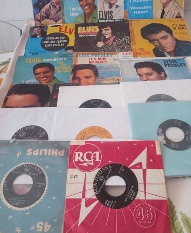 Elvis Presley - 17x singles - 7 tommers EP - 1958