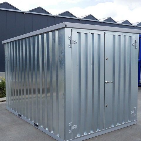 Lager Kampanje Lett Container 2x3 galvanisert - leasing fra 345,- pr.mnd