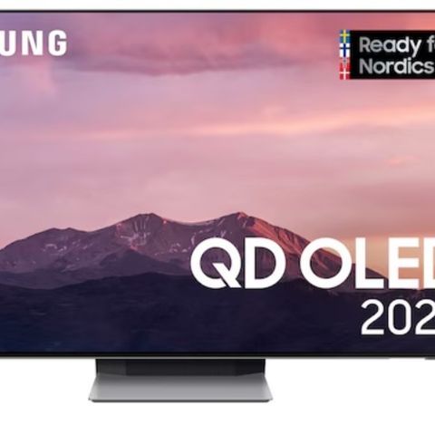 Spar: 5500kr! Samsung 65 S95B 4K QD OLED TV (2022)