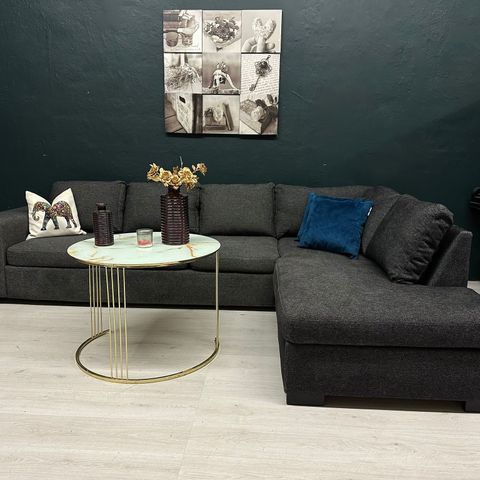 GRATIS LEVERING - SALG! Nyrenset og billig design hjørnesofa fra Skeidar