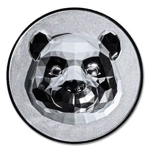 2022 Fiji 1 oz Sølv Panda Ultra 3D High Relief M/Etui & COA