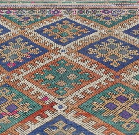 Teppe - 280 cm - 187 cm - Tyrkisk Nomadic Kilim