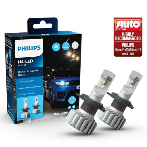 H4 LED Philips Ultinon Pro6000 Boost