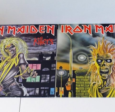 Iron Maiden - Self titled - Killers (1st Holland Press) - Flere titler - Vinylpl