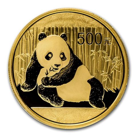 2015 Kina 1 oz Gull Panda BU M/Kapsel