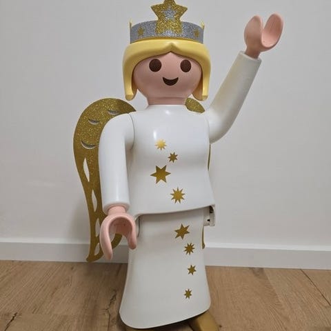 Klickypedia Playmobil Angel Navidad Playmobil Nativity Stable With