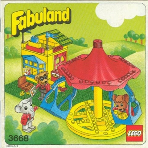 Instructions Lego Restaurant Fabuland 3672 Lego Sett 3670