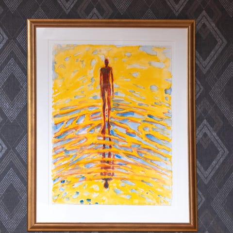 【新品・未使用】SNIK & Martin Whatson 「Tiger」 Print Painting m25/ Snik Martin Whatson Tiger Orange Hand