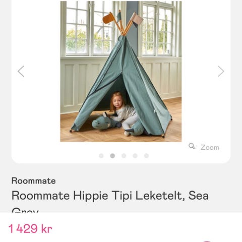 Tipi telt barn sprell