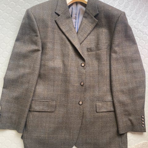 Oscar Jacobson Stormar ull vinterjakke parkas mørk grå FINN-torget