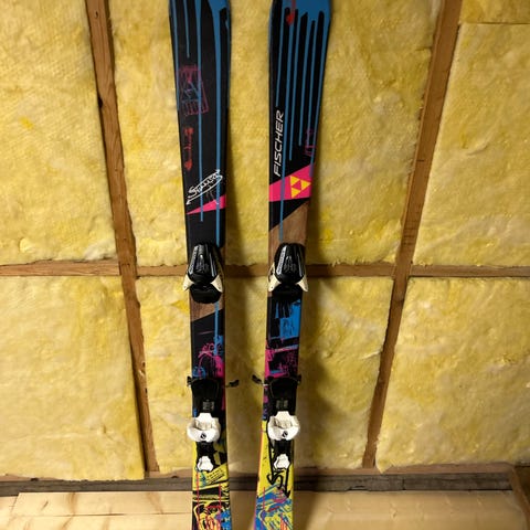 Fischer Prodigy 155cm スキー Fischer Prodigy Blue Red Junior Alpine Skis