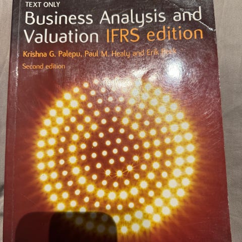 Business Analysis and Valuation: IFRS | FINN-torget
