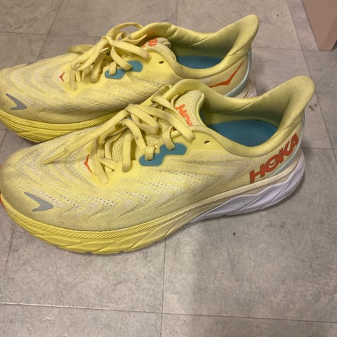 Hoka M Clifton Løpesko Str 40 2/3 Hvit FINN-torget
