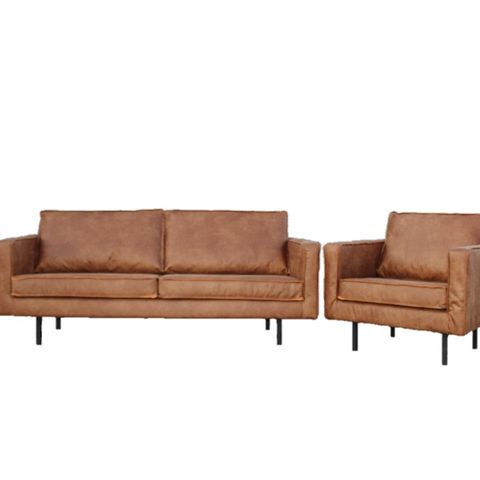 Texas Sofa 3 Seter Cognac Finn No Texas Cognac