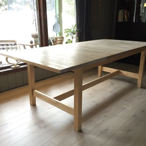 Uttrekkbart spisebord. perfect temahome detroit spisebord gr with ... Spisebord 8 personer