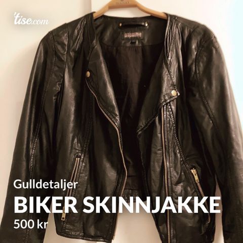 Part Two skinnjakke aldri brukt! | FINN.no skinnjakke fra Part Two | FINN.no