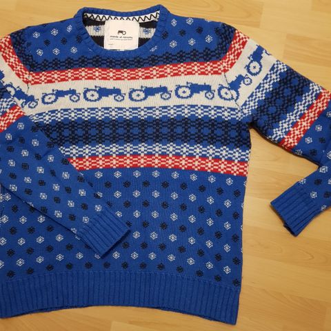 Hjemmestrikket ullgenser(Fana genser) med brodert hals | FINN.no Hjemmestrikket ullgenser(Fana genser) med brodert hals | FINN.no