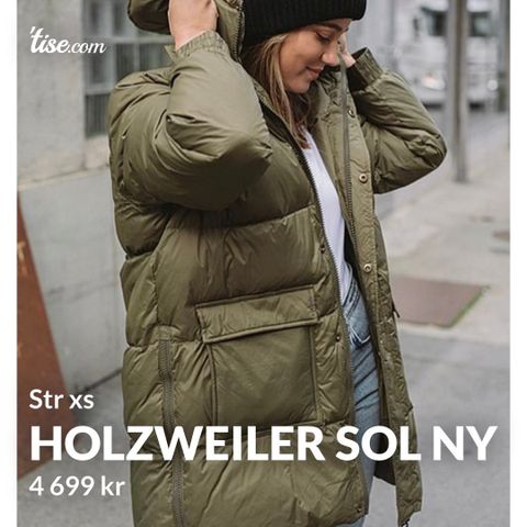 Holzweiler Sol Down Jacket Army HELT NY selges! | FINN.no Holzweiler Sol Down Jacket Army HELT NY selges! | FINN.no
