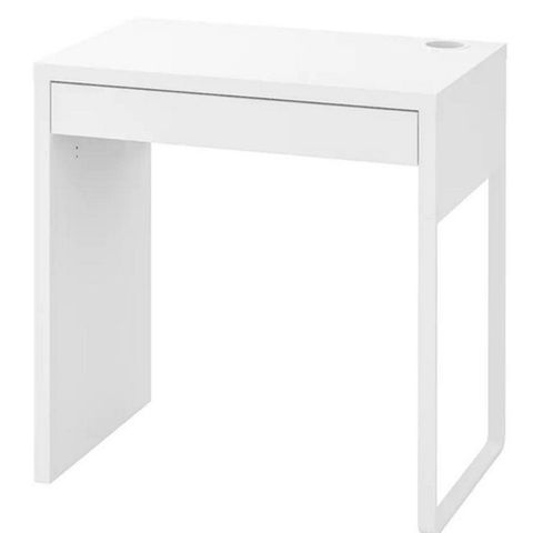 IKEA LINNMON ALEX arbeidsbord skrivebord med nonopolov ben justerbart hvit