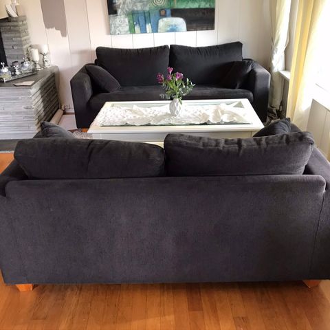 Skalma sofa gruppe med stol og puff | FINN.no Skalma sofa gruppe med stol og puff | FINN.no