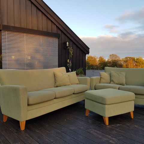 Skalma sofa gruppe med stol og puff | FINN.no Skalma sofa gruppe med stol og puff | FINN.no