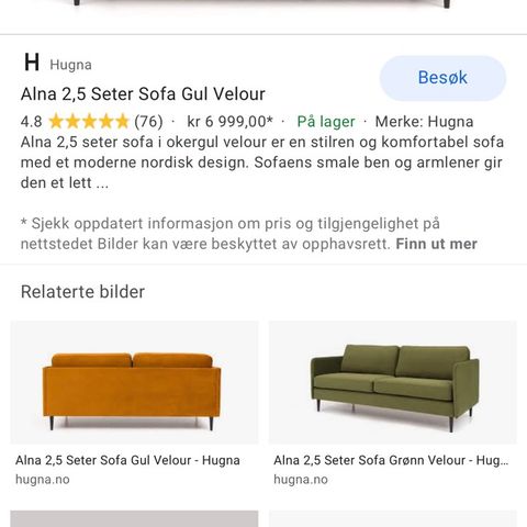 Landskrona sofa med sjeselonger | FINN.no Best pris på Bolia Design HUG Stol Med Armlener (trebein