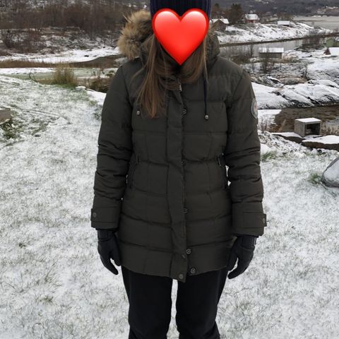 Siste sjans !! Pajar of Canada DUNJAKKE til dame med ekte Siste sjans !! Pajar of Canada DUNJAKKE til dame med ekte