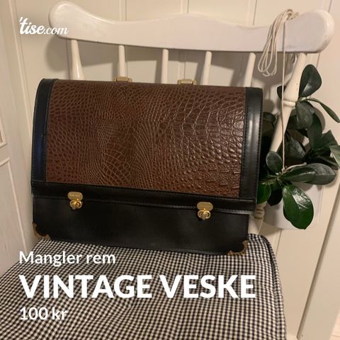Nytt og brukt annonser med søkeordet vintage veske | FINN Retro veske i gull fra 50 tallet GI BUD | FINN.no