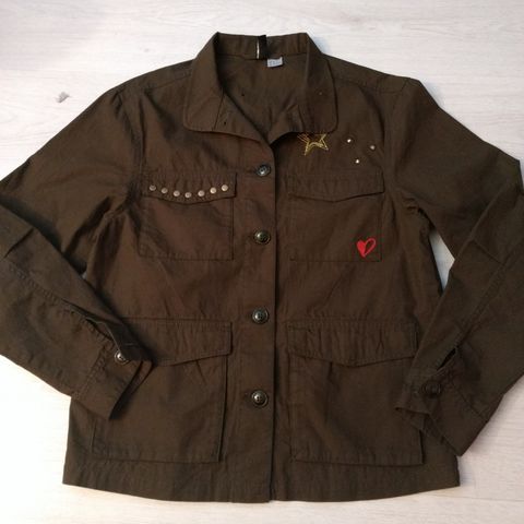Jakke H&M med 4 lommer bomull grøn army | FINN.no Jakke H&M med 4 lommer bomull grøn army | FINN.no