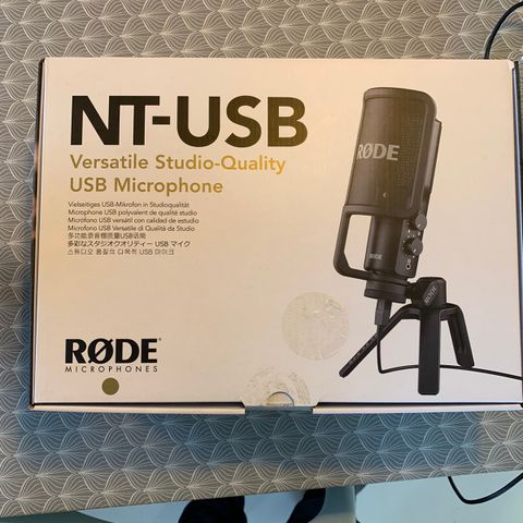 Streaming i studiokvalitet! Røde NT USB Mini, USB mikrofon Streaming i studiokvalitet! Røde NT USB Mini, USB mikrofon