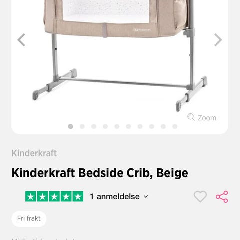 moweo bedside crib anmeldelse