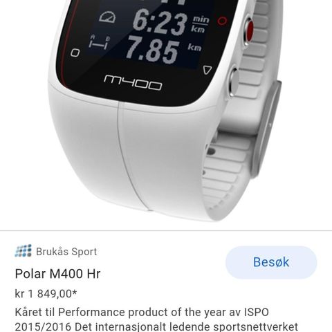 Polar m400 | FINN.no Brukås Sport. Polar M400 Hr