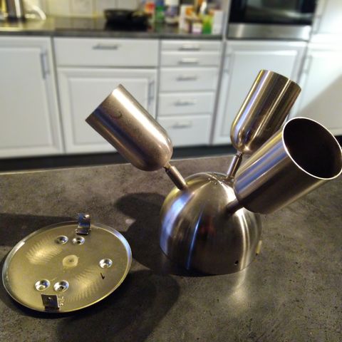 Lampe. H: 20 cm. D: 22 cm | FINN.no Lampe. H: 20 cm. D: 22 cm | FINN.no