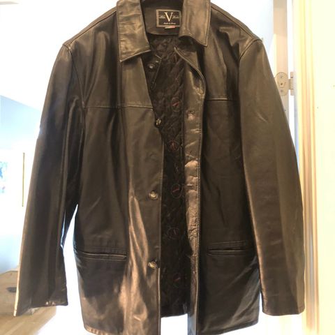 Skinnjakke herre XL str 56 | FINN.no Skinnjakke herre XL str 56 | FINN.no