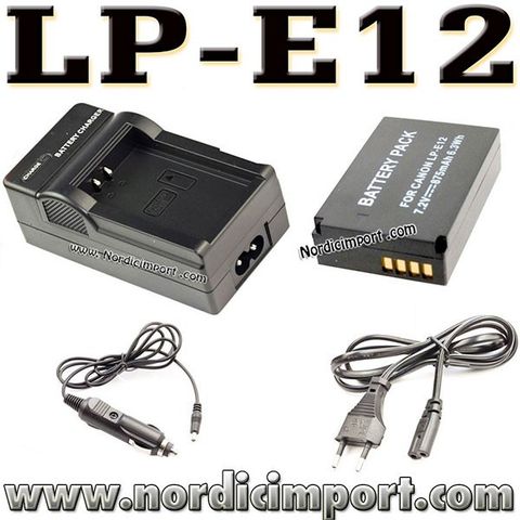 LP E10 batteri Dual lader for Canon EOS 1300D, 1200D & 1100D LP E10 batteri Dual lader for Canon EOS 1300D, 1200D & 1100D