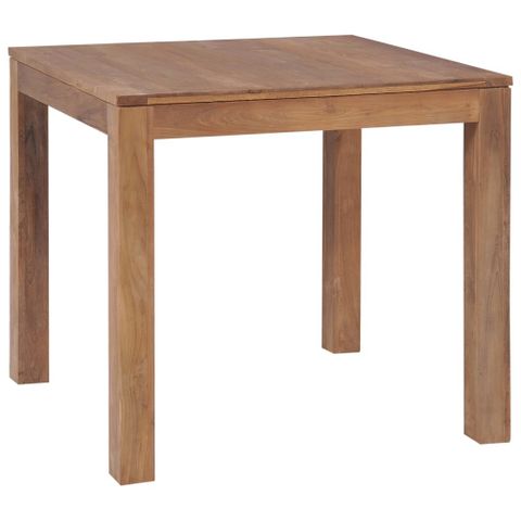 vidaXL Spisebord i massivt gjenvunnet tre 82x80x76 cm Køb vidaXL Spisebord massivt gjenvunnet tre 120x60x77 cm