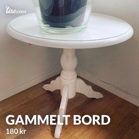 Sofabord GALTEN Ø75 hvit | FINN.no Sofabord Galten • Tise