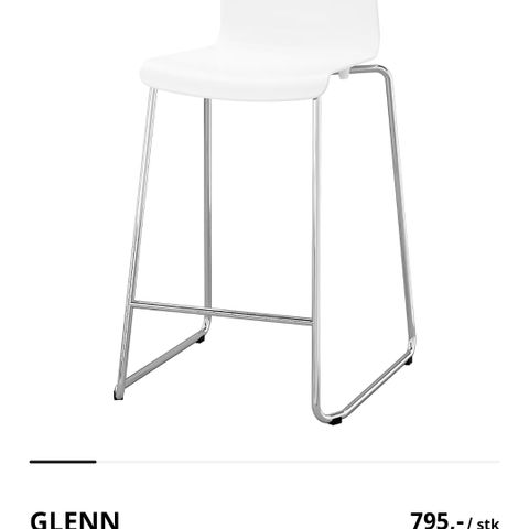 Glenn barstoler | FINN.no IKEA barstoler Ingemar sort 4stk | FINN.no
