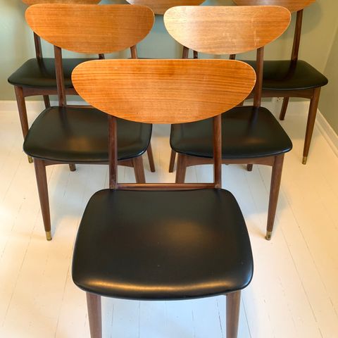 2 Gule retro stoler i teak og gult stoff | FINN.no 2 Gule retro stoler i teak og gult stoff | FINN.no