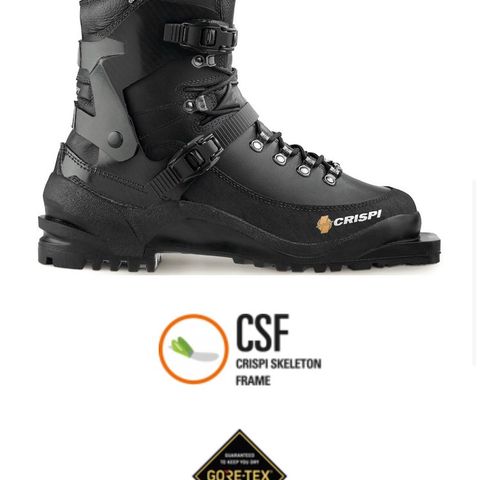 Crispi Svartisen Telemark fjellskisko strl 41 | FINN.no Fjellskisko 75mm Tromsø Ski & Sykkel AS