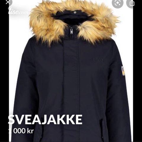 Svea vinterjakkeparkas sort | FINN.no Svea vinterjakkeparkas sort | FINN.no