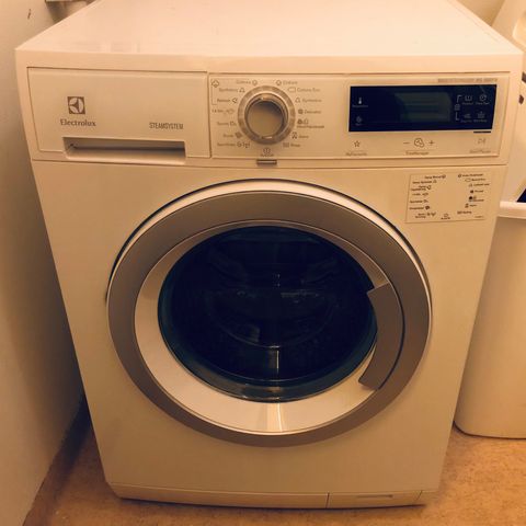 Vaskemaskin med dampfunksjon