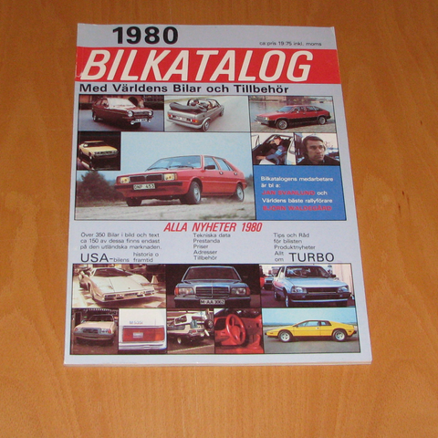 Bil Katalogen 1980 - 380kr Inkl. frakt! til salgs  Ski