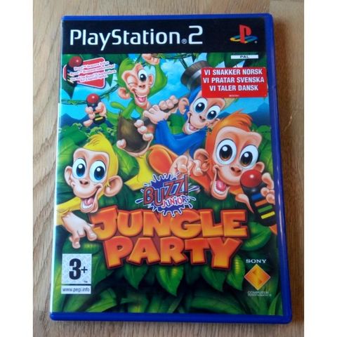 PS2 Jungle Party Buzz, brukt til salgs  Sogndal